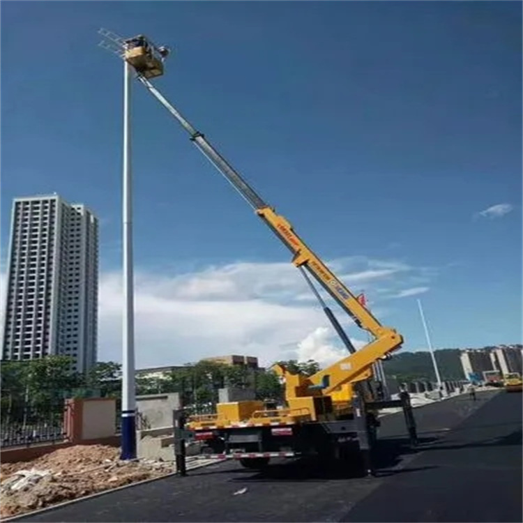 广汉维修路灯的曲臂升降车出租